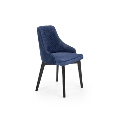 CHAIR TOLEDO 3, DARK BLUE / BLACK